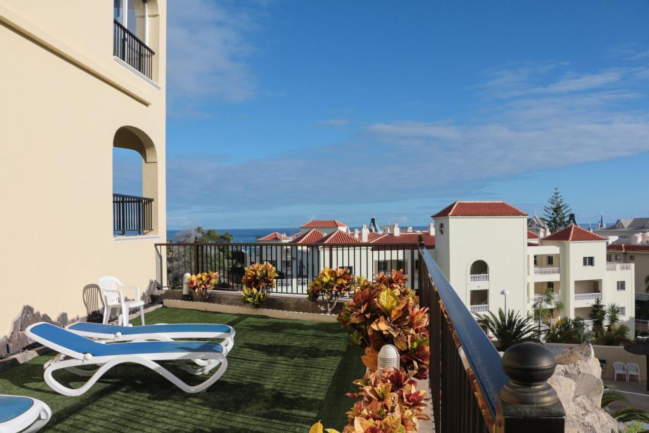 Golf View Apartment - Stunning Ocean View Golf Del Sur San Miguel de Abona Bagian luar foto