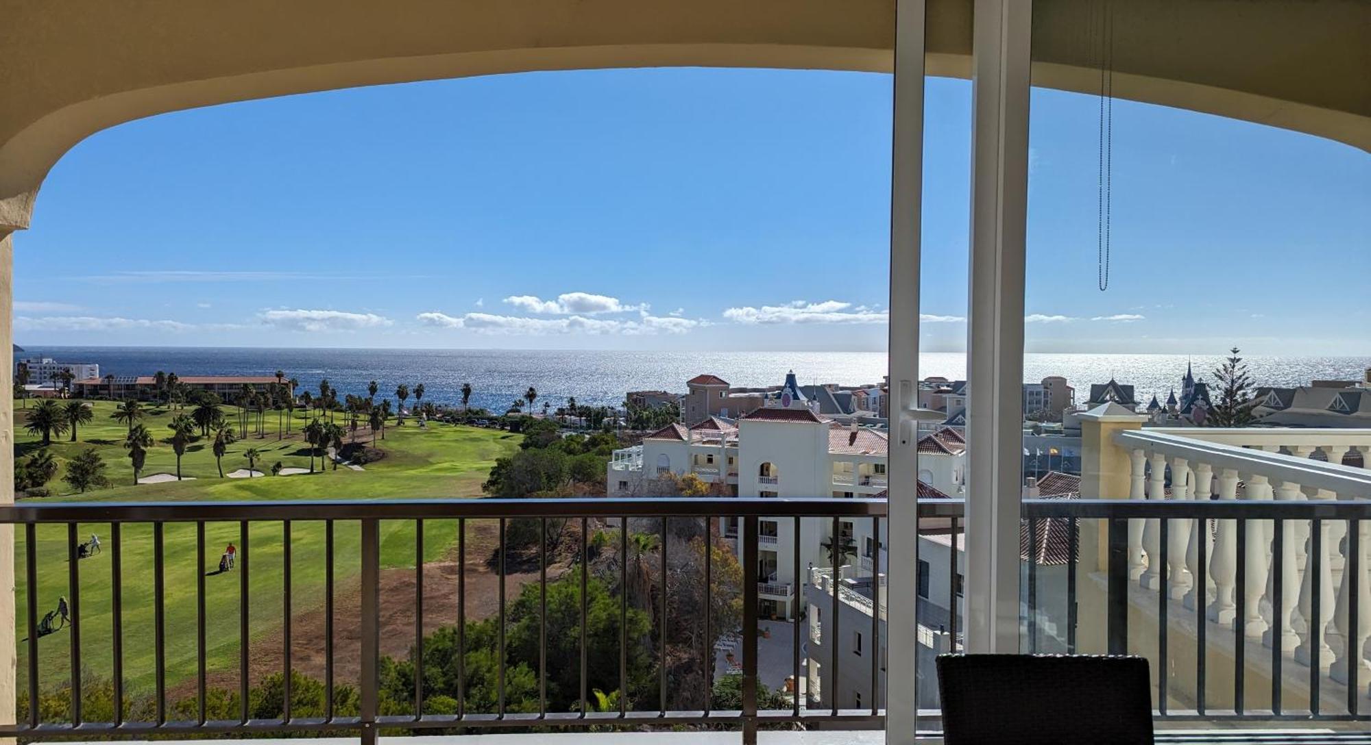 Golf View Apartment - Stunning Ocean View Golf Del Sur San Miguel de Abona Bagian luar foto